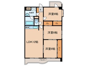 八事石坂マンションの物件間取画像